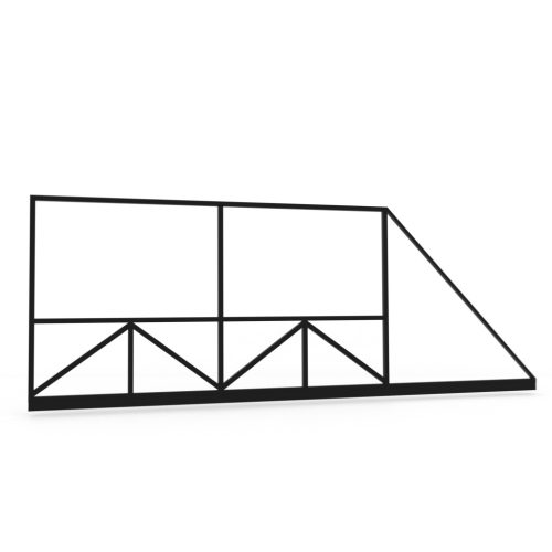 WPC 40x40 Úszókapu váz szett 