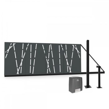   Nád lézervágott úszókapu váz szett  4 m + ditec ion 6 szett